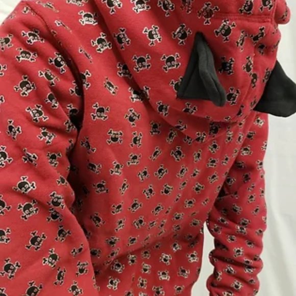 New Glitter Skull & Crossbone Hoodie - Picture 2 of 13